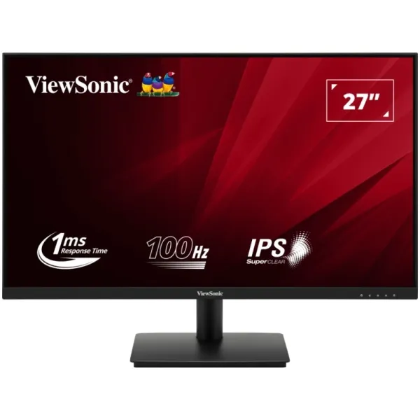 Viewsonic Monitor 27" Va270-H2 Led Ips Fullhd - 100Hz - Respuesta 1Ms - Vga Y Hdmi - Vesa 75X75 - Color Negro