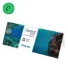 Archivo 2000 Portanombres De Sobremesa Flexible DIN A6 100% Reciclable Cristal Transparente