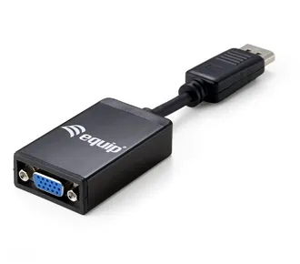 Adaptador Displayport A Vga Equip - Conexión Segura Y Eficiente
