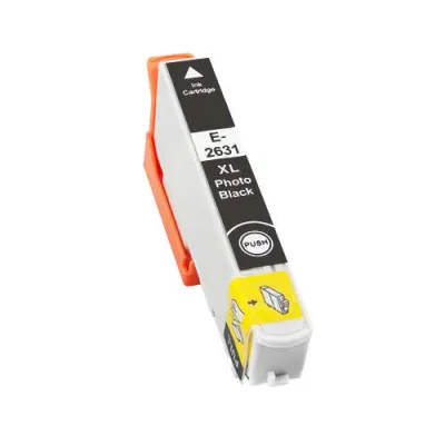 Epson T2631/T2611 (26XL) Negro Photo Cartucho de Tinta Genérico C13T26314012/C13T26114012