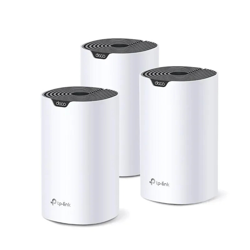 TP-Link Deco S7 (3-Pack) Doble Banda Wi-Fi 5 (802.11ac) Blanco y Negro