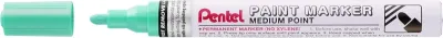 Pentel Paint Marker 4.5mm Punta Media Verde Perla - Permanente y Resistente al Agua