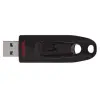 SanDisk Cruzer Ultra 128GB USB 3.0 - Hasta 80MB/s - Color Negro