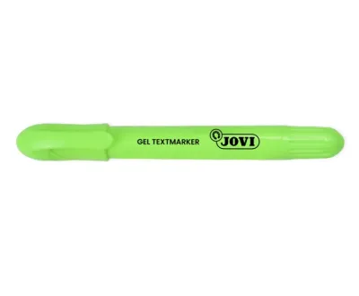 Jovi Gel Textmarker Fluorescente Verde - Secado Rápido, No Traspasa, Aptos para Luz Negra