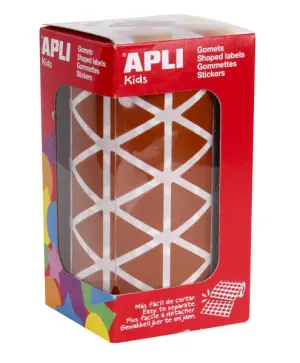 Apli Gomets Triangulares 20mm Rollo Marrón 2832 Unidades