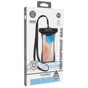 TechOneTech Funda Impermeable para Smartphone hasta 7.5" con Colgante IPX8 TPU