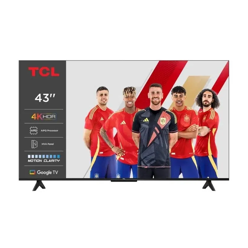 TCL 43P6K Televisor Smart TV 43" LED UltraHD 4K HDR - Google TV, WiFi, HDMI, USB 2.0, Bluetooth