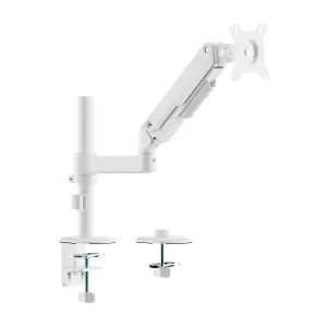 Aisens Soporte de Mesa con Brazo Articulado para Monitor 17"-32" - VESA 100x100mm - Blanco