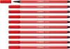 Stabilo Pen 68 Rotulador Punta de Fibra 1mm Tinta a Base de Agua Color Carmín