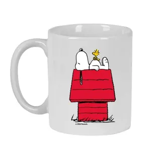 Safta Taza Cerámica Snoopy 350ml Color Blanco 80x80x95mm