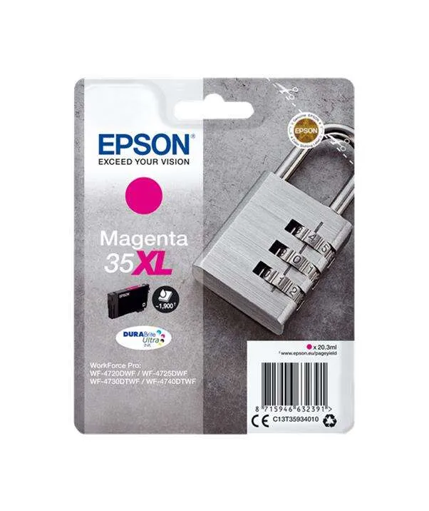 Epson T3593 (35Xl) Magenta Cartucho De Tinta Original - C13T35934010
