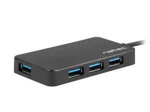 NATEC Moth Adaptador USB 2.0 5000 Mbit/s Negro