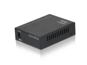 CONVERTIDOR FIBRA LEVEL ONE GVT-2010 RJ45 ETHERNET A SFP GB PoE PD