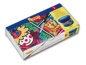 Jovi Pack de 7 Botes de Témpera 35ml Mezclables con Pincel - Colores Surtidos