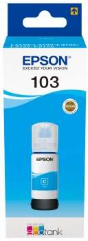 Epson 103 Cyan Botella De Tinta Original - C13T00S24A10