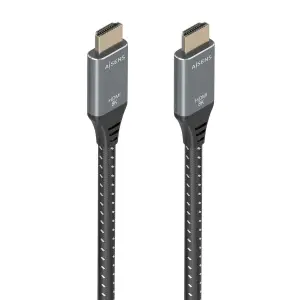 Aisens Cable HDMI V2.1 Ultra Alta Velocidad / HEC 8K@60Hz 48Gbps - A/M-A/M - 1m - Color Gris