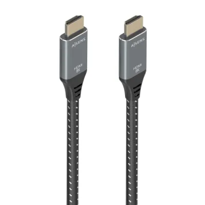 Aisens Cable HDMI V2.1 Ultra Alta Velocidad 8K@60Hz 48Gbps 1m Color Gris