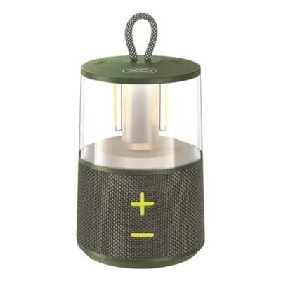 XO F59 Altavoz Bluetooth 5W con Lámpara Camping Verde