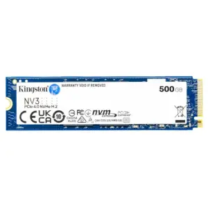 Kingston M.2 NVMe 500GB PCIe 4.0 x4 - Lectura 5000MB/s, Escritura 3000MB/s