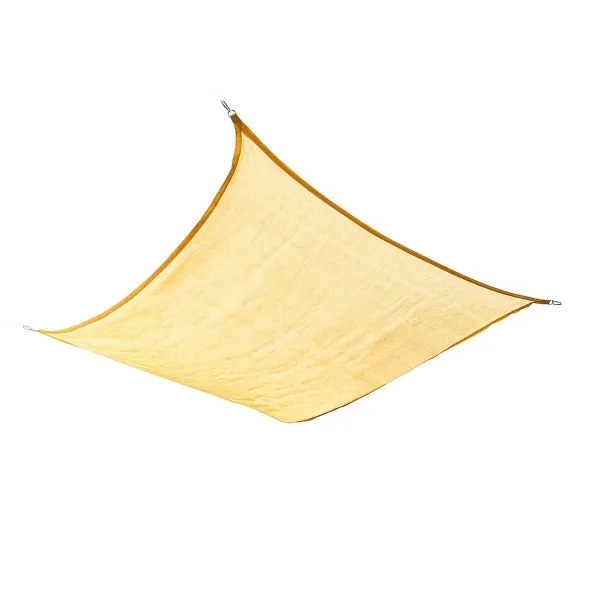 Innovagoods Shazail Toldo Vela Rectangular - Facil Limpieza - Proteccion Uv - Transpirable - Incluye Cuerda Y 4 Mosquetones - 200X300X0.3Cm - Color Beige