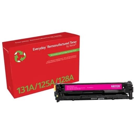 Xerox Everyday Remanufactured Toner Magenta Para Hp 131A/125A/128A Color Laserjet Pro 200/M251/Cm1312 - Cf213A/Cb543A/Ce323A/Crg-116M
