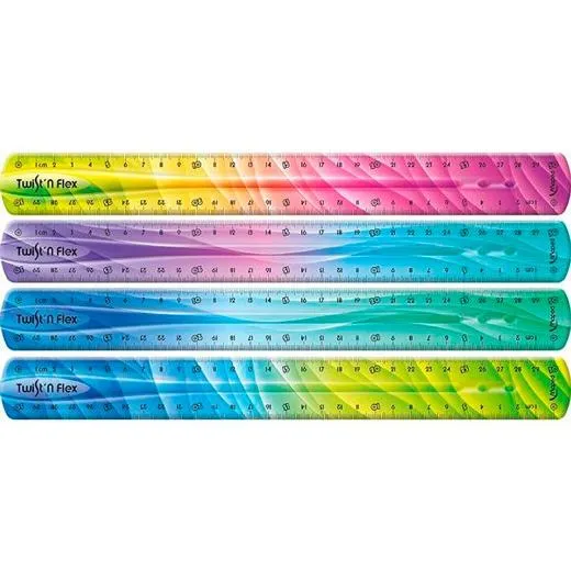 Maped Regla Decorada Doble Graduación 30 cm Colores Surtidos