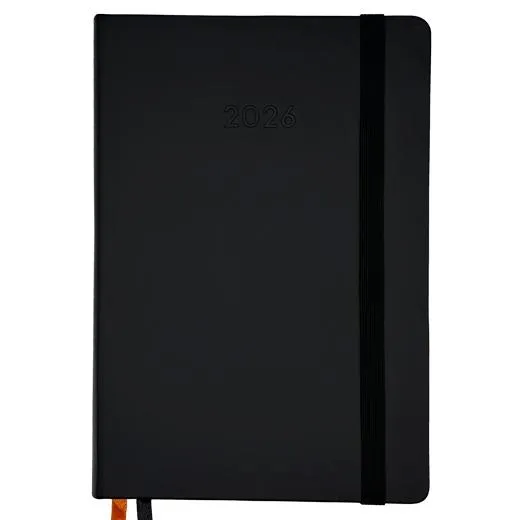 Didex Agenda Line 21Dz Día Página  14.5X21Cm Negro 2026