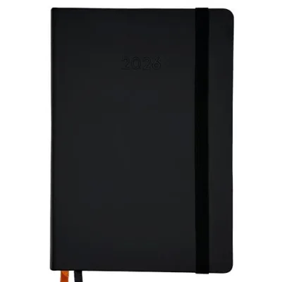 Didex Agenda Line 21DZ Día Página 14.5x21cm Negro 2026