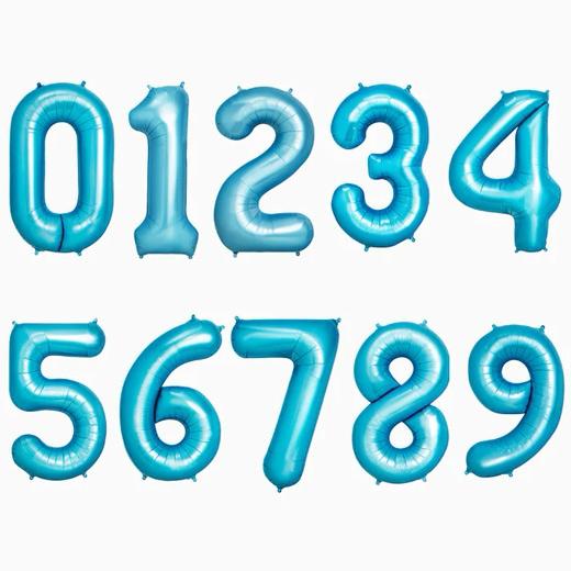 Oh Yeah Globo Poliamida Nº9 100Cm Azul Pastel