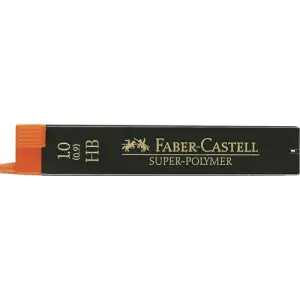 Faber-Castell 9069 Pack de 12 Minas Super-Polymer 1.0 HB Resistentes y Suaves