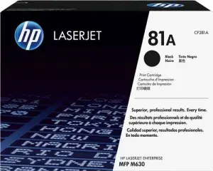 HP CF281A Cartucho de Tóner Original Negro - 81A
