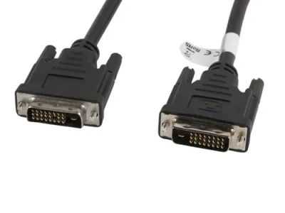 Lanberg Cable DVI-D 1,8 M Negro CA-DVID-10CC-0018-BK
