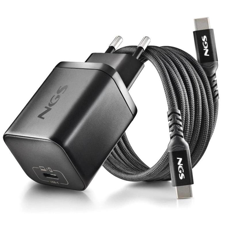 Ngs Pack Carga Usbc 65W+Cabl 1,5M+5 Clavij Hp