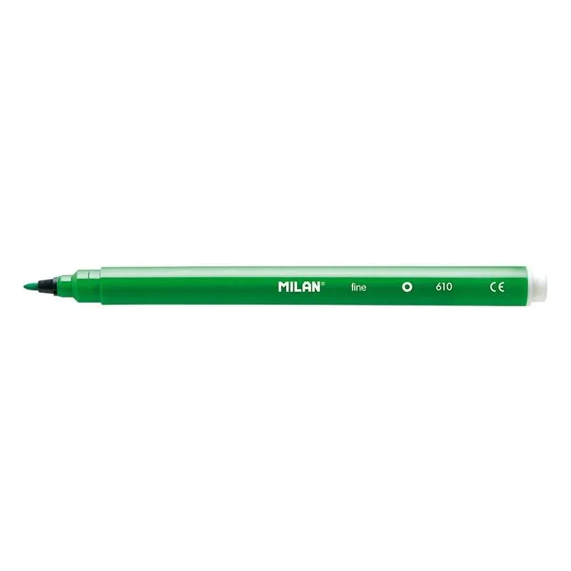 Milan Pack de 30 Rotuladores Punta Fina 2mm Tinta al Agua Lavable Colores Surtidos