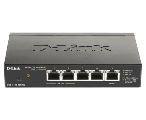 D-Link DGS-1100-05PDV2 Switch Semigestionable 5 Puertos Giga 2 Puertos PoE 18W