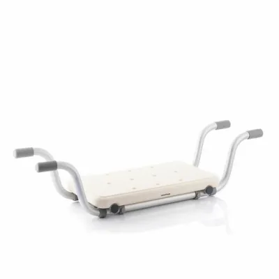 InnovaGoods Seburett Asiento 2 en 1 Ajustable Antideslizante Ergonomico Blanco y Gris