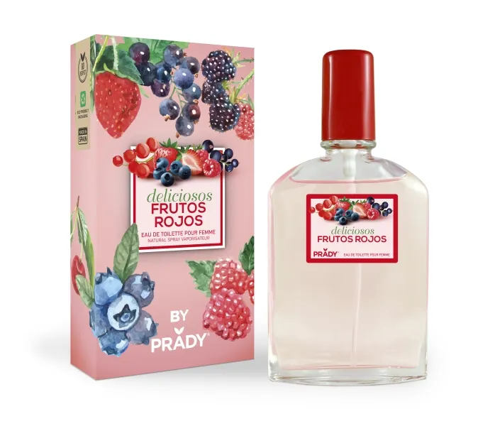 Prady Colonia Coleccion Frutales Deliciosos Frutos Rojos - Frasco De 90 Ml - Spray Pulverizador