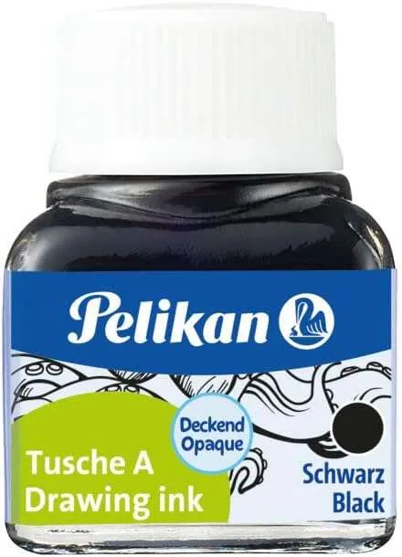 Pelikan Tinta China 523 N17 10ml Negro