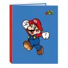 Safta Carpeta Super Mario World 4 Anillas 25mm Tapas Duras Formato Folio Azul Oscuro 265x40x330mm