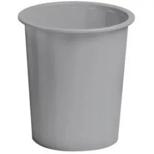 Faibo Papelera De Plástico 310X280 Mm Cerrada 14 L Serie 305 Gris