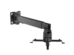 SOPORTE DE PROYECTOR EQUIP INCLINABLE PARA TECHO O PARED 430-650MM HASTA 20KGS COLOR NEGRO