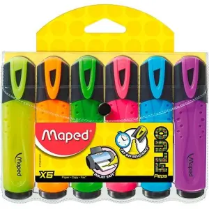 Maped Marcador Fluorescente Peps Classic Surtido Blíster 6 Unidades