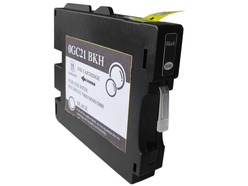 Ricoh Gc21K Negro Cartucho De Tinta Pigmentada Generico - Reemplaza 405532/405536