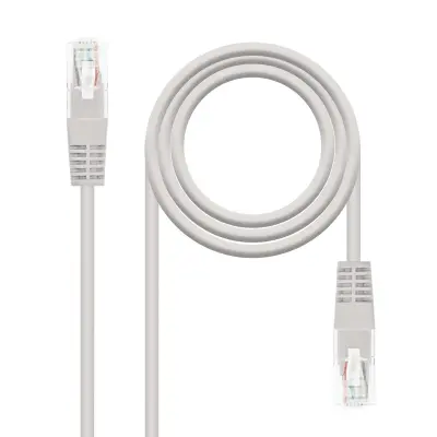 Nanocable Cable de Red RJ45 Cat.6 UTP AWG24 15m - Color Gris