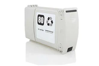 Generico Hp 80 Negro Cartucho De Tinta Pigmentada - Reemplaza C4871A