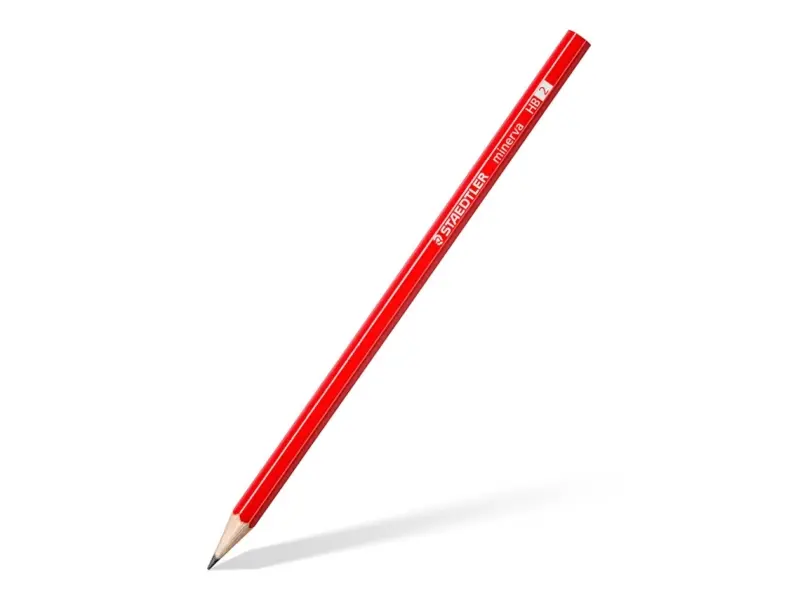 Staedtler Minerva Lápiz de Grafito Hexagonal HB - Madera Sostenible para Escribir y Dibujar