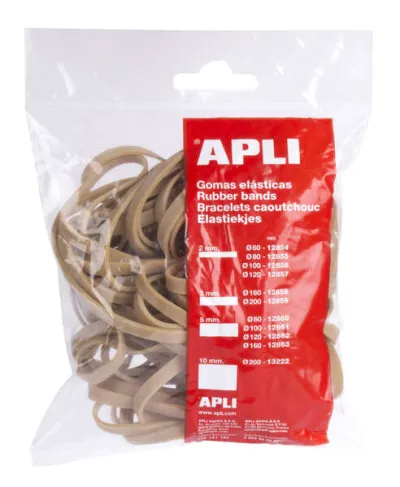 Apli Goma Elástica 160x5mm 100g Caucho Marrón