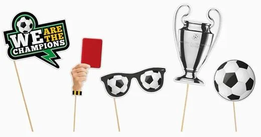 Oh Yeah Photocall Fútbol Set De 5 Piezas