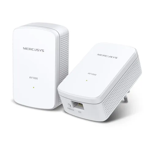 Mercusys Mp500 Adaptador Powerline - 1000Mbps - Alcance 300M - Gigabit Ethernet - Pack De 2