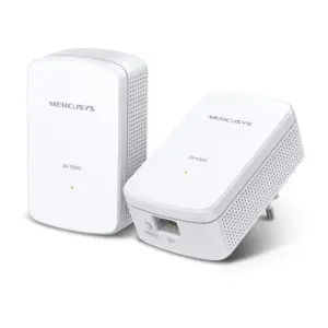 HOMEPLUG MERCUSYS MP500 KIT CON CONEXION LAN GIGABIT KIT 2 UNIDADES